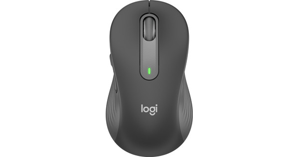 Logitech Signature M650 draadloze muis - voor kleine tot middelgrote handen, 2 jaar batterij, stille klikken, aanpasbare zijknoppen, Bluetooth, voor pc/ Mac/Multi-Device/Chromebook - zwart (vernieuwd