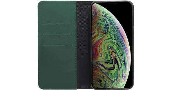 BlueBuilt Apple iPhone Xs Max Book Case Green