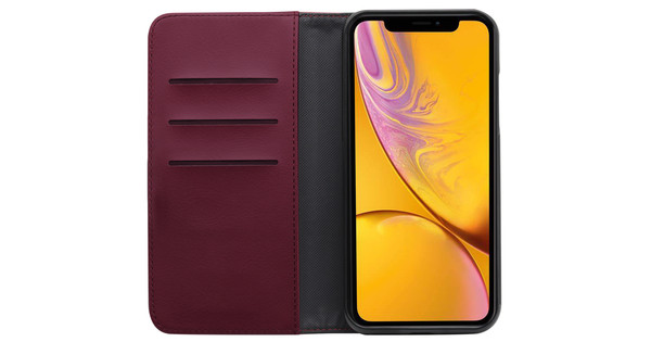 BlueBuilt Apple iPhone Xr Book Case Rouge