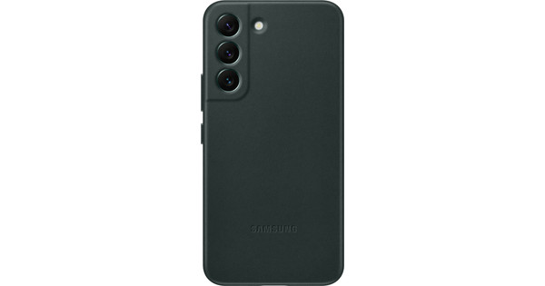 Samsung Galaxy S22 Back Cover Leer Groen