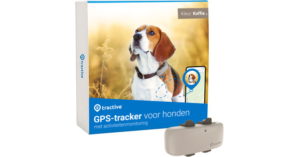 Tractive Gps Tracker Hond Beige