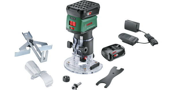 Bosch Home and Garden Défonceuse plongeante/de coupe 2en1 sans fil