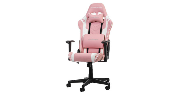 DXRacer (l'original Prince P132 Chaise Gaming, Simili Cuir, Rouge-Noir, Jusqu'à 1,85 m