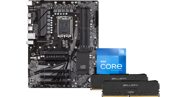 Intel 12600KF B660 DDR4 16 Go Kit de Mise à Niveau