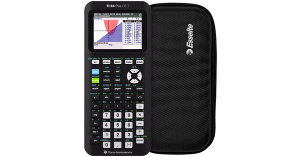 Texas Instruments TI-84 CE-T + Rekenmachine Case Zwart - Coolblue ...