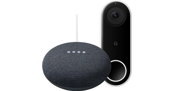 Google Nest Mini Gris + Google Nest Hello