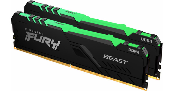 Kingston FURY Beast RGB 2x8GB DDR4 3200MHz (KF432C16BBAK2/16 ...