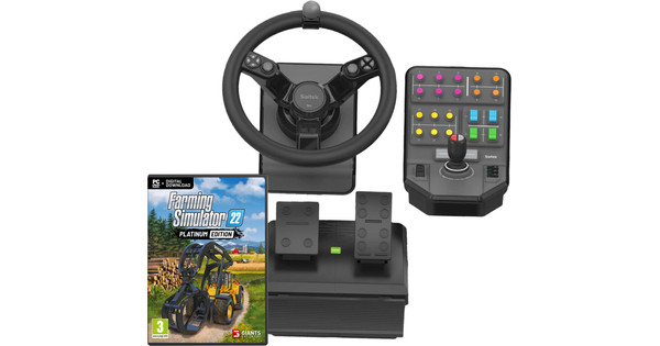 Farming Simulator 22 Platinum Edition PC + Saitek Farm Sim Manette ...