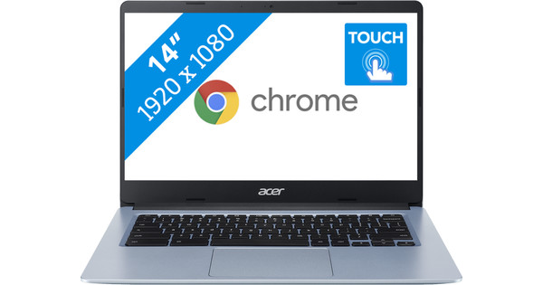 Acer Chromebook 314 – PC Portable 14" FHD Tactile, Intel Celeron N4020, 4 Go RAM, 64 Go, Chrome OS - 11