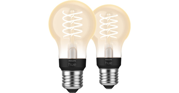 Philips Hue Filament Light White Standard E27 - 2023 - 2-pack ...