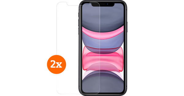 BlueBuilt Apple iPhone 11 / Xr Protège-écran Verre Lot de 2