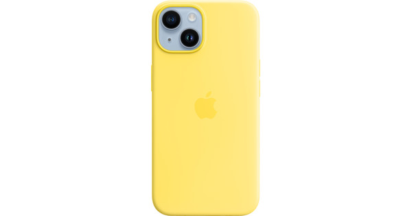 Apple iPhone 14 Back Cover avec MagSafe Jaune Canari