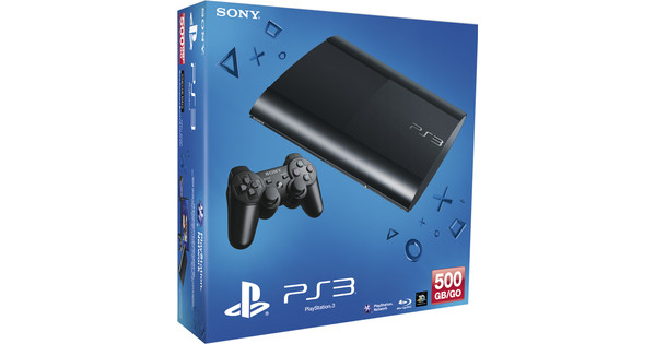 Lada spier aankomst Sony PlayStation 3 500 GB Super Slim - Coolblue - Voor 23.59u, morgen in  huis