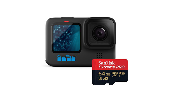 GoPro HERO 11 Noir + Carte SD