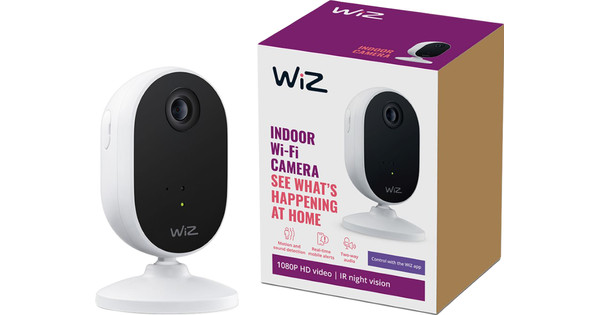 WiZ IP camera voor binnen - Coolblue - Voor 23.59u, morgen in huis