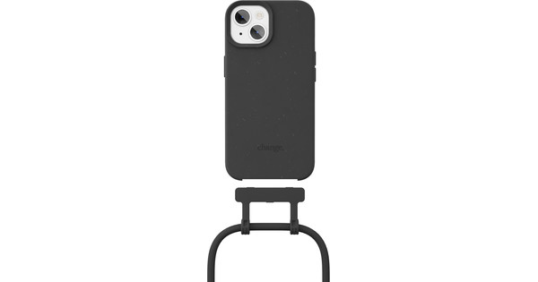 Change Case Apple iPhone 15 Back Cover with Cord Black