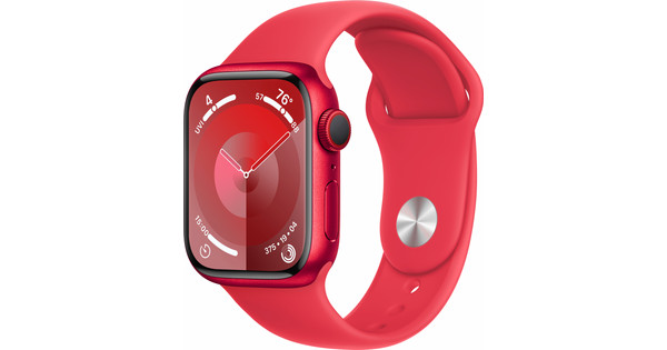 Apple Watch Series 9 41mm (PRODUCT)RED Aluminium Sportband M/L