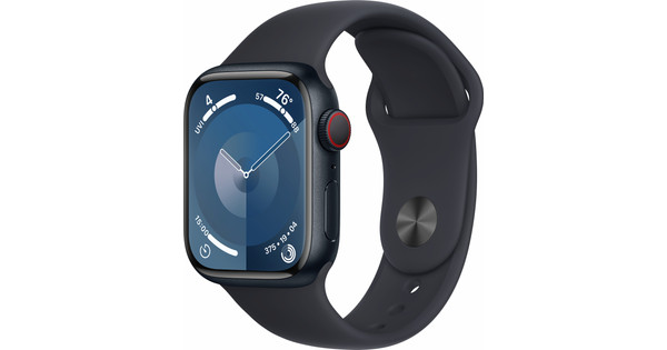 Apple Watch Series 9 4G 41 mm Minuit Aluminium Bracelet Sport S/M