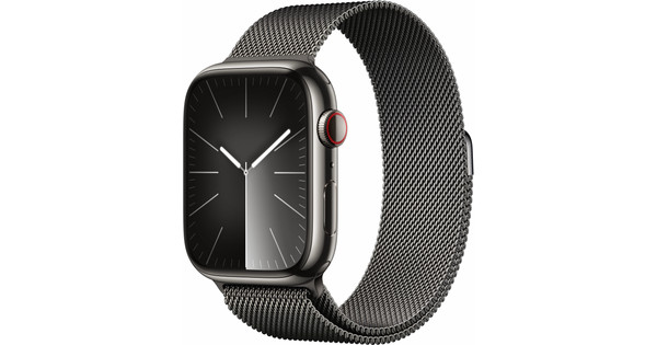 Apple Watch Series 9 4G 45 mm Graphite Inox Bracelet Milanais