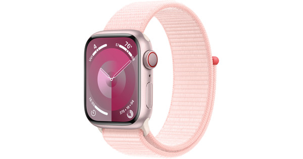 Apple Watch Series 9 4G 41mm Pink Aluminum Sport Watch Strap