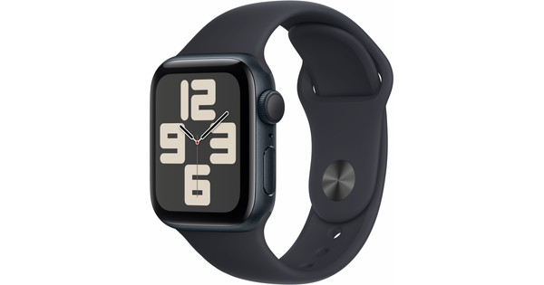 Apple Watch SE (2022) 40 mm Minuit Aluminium Bracelet Sport M/L