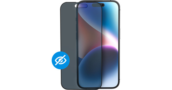 PanzerGlass Ultra-Wide Fit Apple iPhone 15 Pro Max Protège-écran Verre Noir  - Coolblue - avant 23:59, demain chez vous