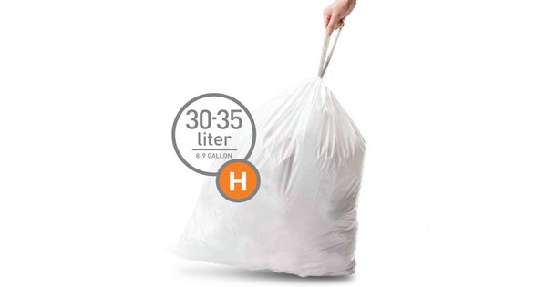 Simplehuman Sac poubelle Code H 30 litres 20 pi ces Coolblue