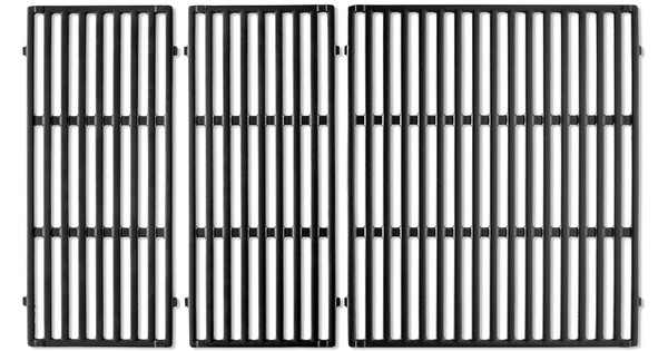 GFTIME 43,4 cm 66032 Flavorizer Bars & 47,6 x 33,7 cm 66095 gietijzeren grillroosters voor Weber Genesis II/LX 300, Genesis II E 310/E 315/E 330/E  335/S 310/S 335 (2017 en nieuwer), voor Weber 66032