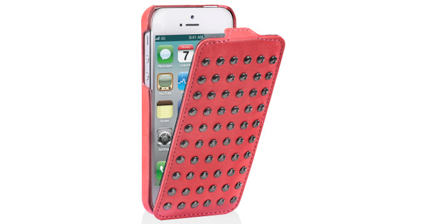 Decoded Flip Case With Studs Apple iPhone 4/4S Roze