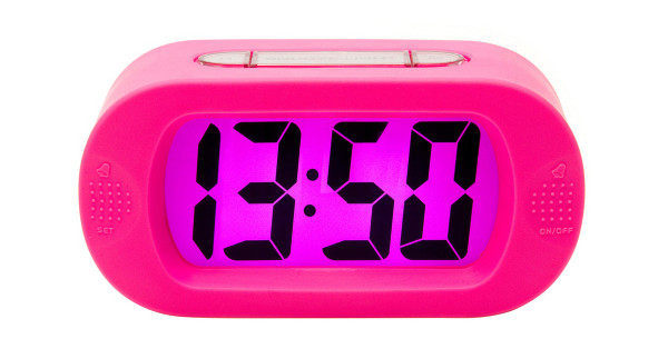 Karlsson wekker gummy roze