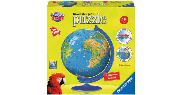 Heer Omzet roman Ravensburger 3D Puzzelbal Wereldbol (Engels) - Coolblue - Voor 23.59u,  morgen in huis