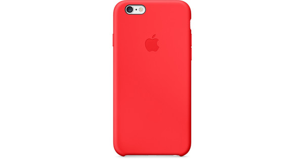 Binnen Factureerbaar Schots Apple Silicone Case iPhone 6 Rood - Coolblue - Voor 23.59u, morgen in huis