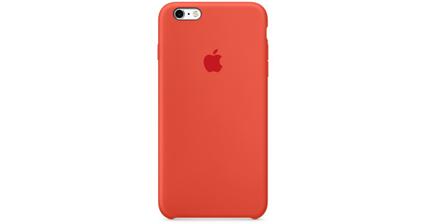 naam compressie Sluimeren Apple iPhone 6/6s Silicone Case Oranje - Coolblue - Voor 23.59u, morgen in  huis