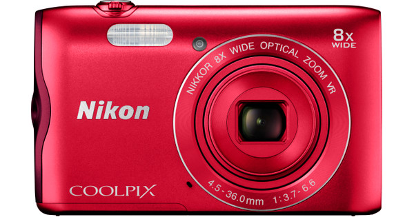 Nikon Coolpix A300 Rood