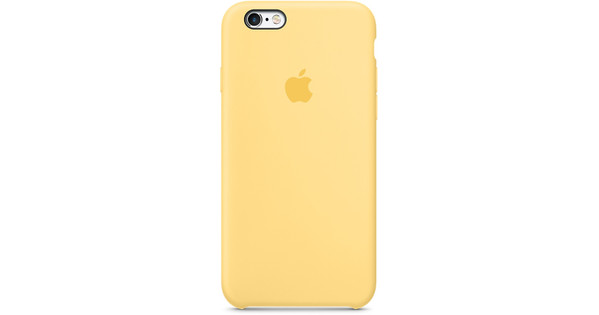 bijvoeglijk naamwoord eenheid Patch Apple iPhone 6/6s Silicone Case Geel - Coolblue - Voor 23.59u, morgen in  huis