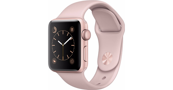 Apple Watch Series 2 38mm Rose Gold Aluminum Rose Quartz Sport Band Coolblue Before 23 59 delivered tomorrow