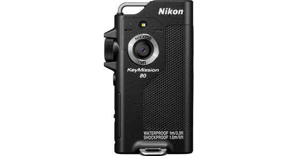 Nikon KeyMission 80 Noir - Coolblue - avant 23:59, demain chez vous