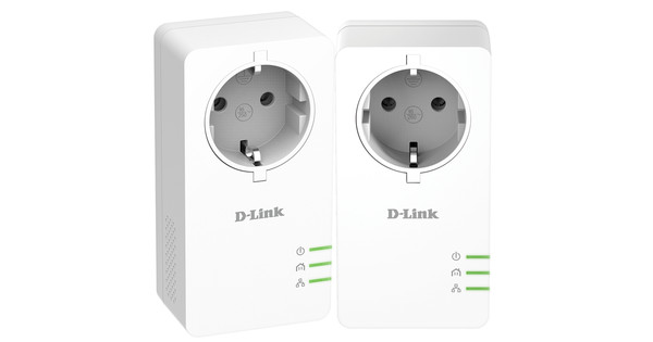 D-LINK - Adaptateur CPL DHP-P601 - Pack de 2 Homeplug AV2 1000 Mbps