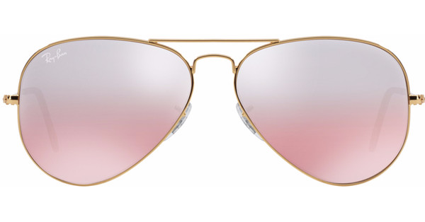 Ray-Ban Aviator RB3025/58 Gold / Crystal Pink Mirror - Coolblue - Voor morgen in