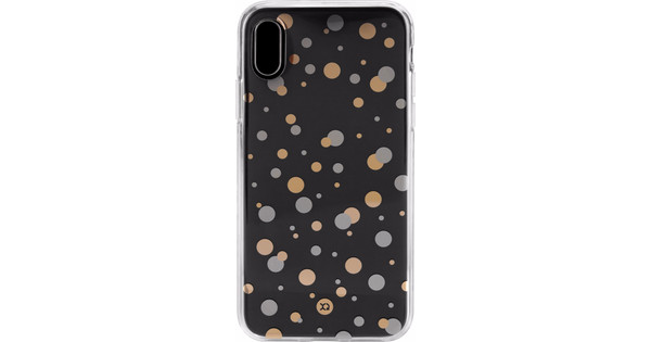Xqisit Shell Apple Iphone X Back Cover Dots Rose Gold Silver Coolblue Before 23 59 Delivered Tomorrow