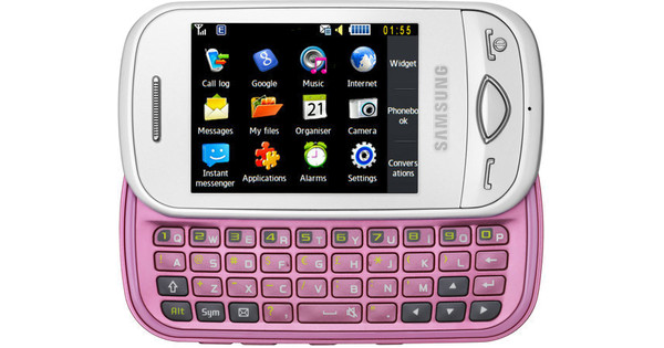 Samsung Star TXT B3410 AZERTY Pink - Coolblue - Voor 23.59u, huis