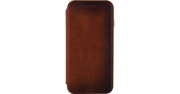 Senza Desire Skinny Leather Apple iPhone X Book Case Bruin