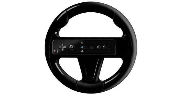 Brooklyn Racing Wheel Black Wii - Coolblue - Voor 23.59u, morgen in huis