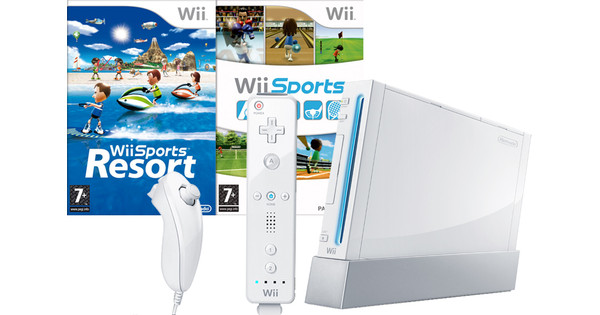 Verlichten uitgebreid mooi Nintendo Wii + Wii Sports Resort - Coolblue - Voor 23.59u, morgen in huis