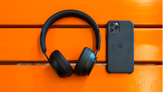 iPhone 11 Pro with Beats Solo Pro