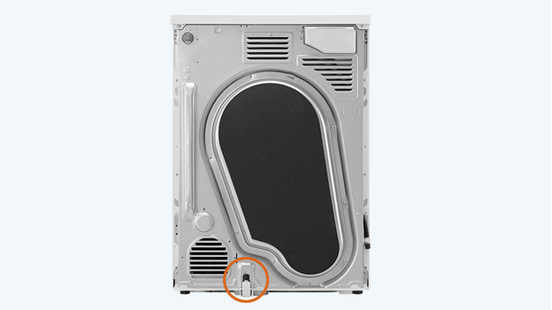 LG achterkant droogkast