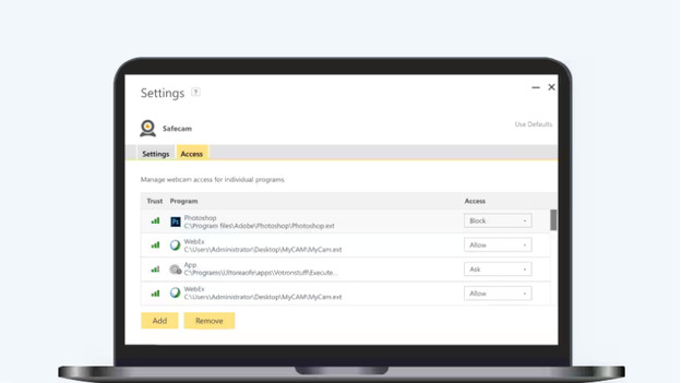 Sécurisez et autorisez les applications pour votre webcam avec Norton SafeCam