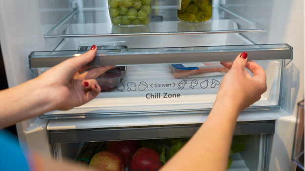 Zone froide pour la viande et le poisson