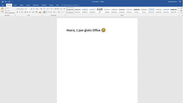Nouveau document Office 365