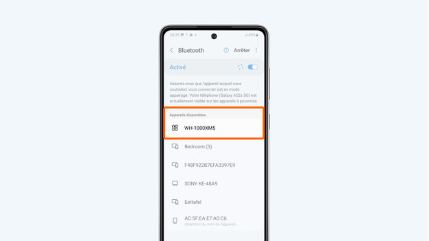 Garder le smartphone à proximité